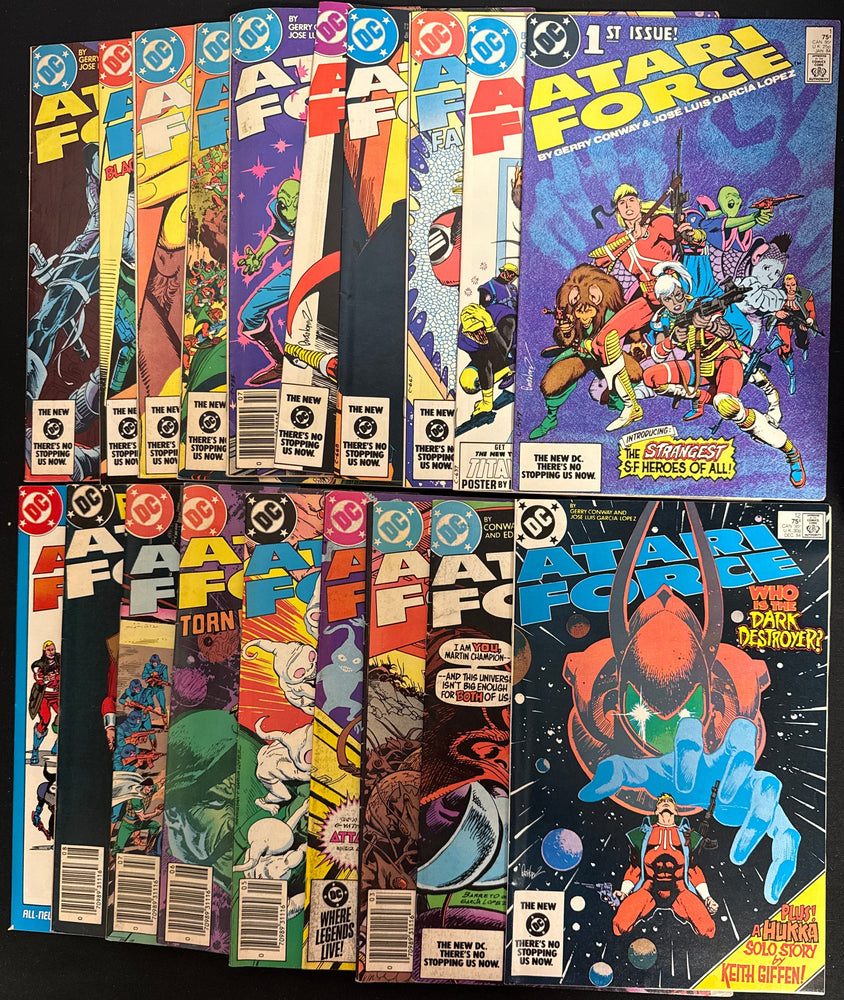 Atari Force Lot (#1, 3-13, 15-20, Annual #1) Newsstand FN+ (6.5)
