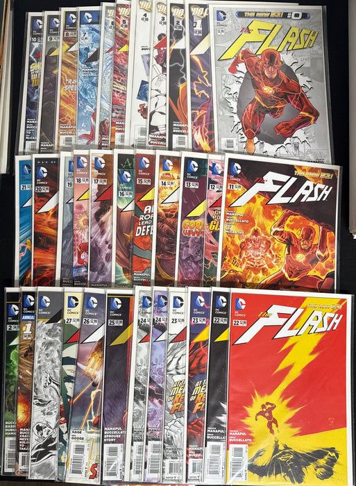 Flash #0-27, Annual #1,2 + Sketch Variants NM+ (9.6) 33 Issues