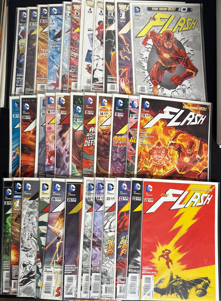 Flash #0-27, Annual #1,2 + Sketch Variants NM+ (9.6) 33 Issues