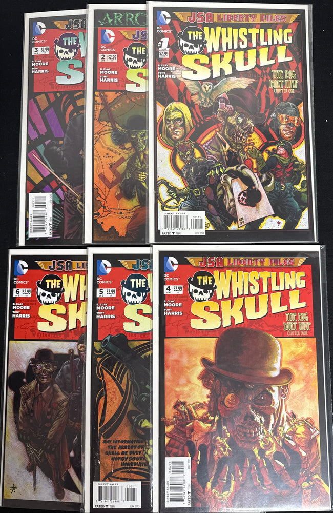 JSA Liberty Files: The Whistling Skull #  1-6 NM+ (9.6)