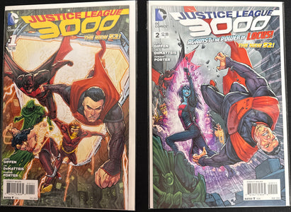Justice League 3000 #1-2  NM+ (9.6)