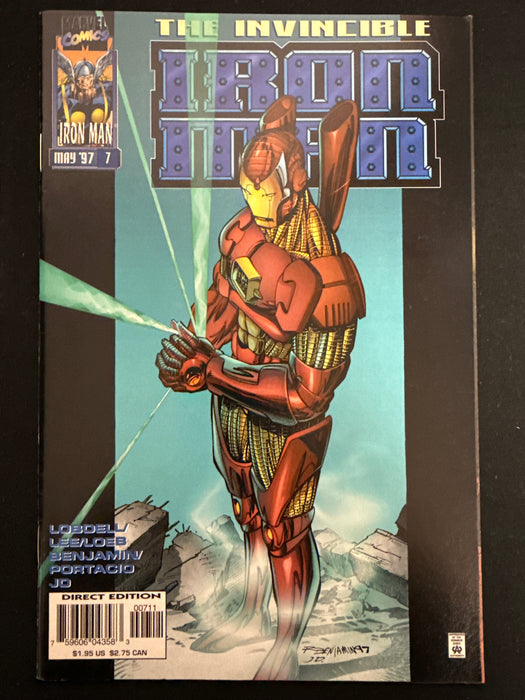 Iron Man #  7 Vol. 2 NM- (9.2)