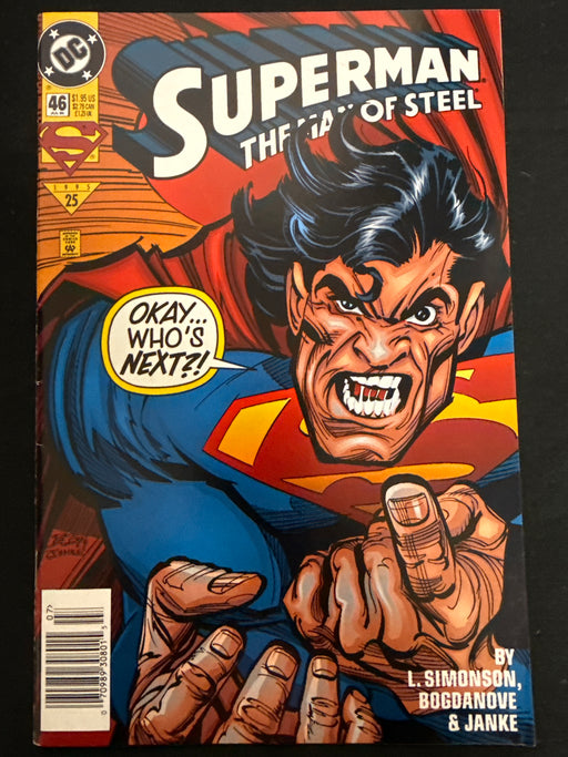 Superman: The Man of Steel # 46 Newsstand VF+ (8.5)