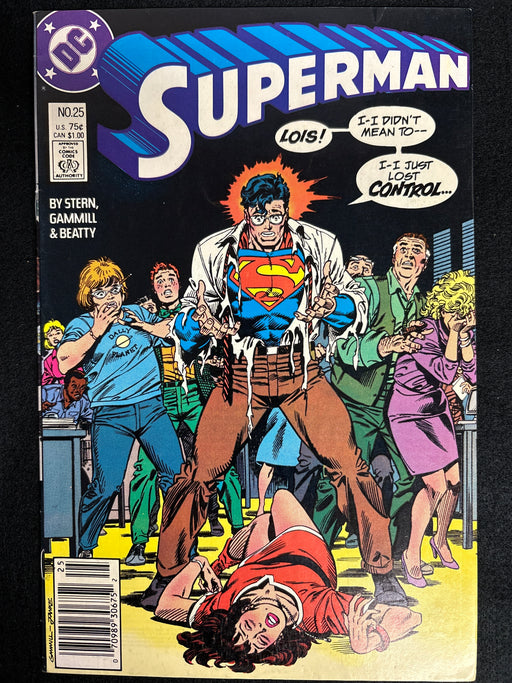 Superman # 25 Newsstand FN/VF (7.0)