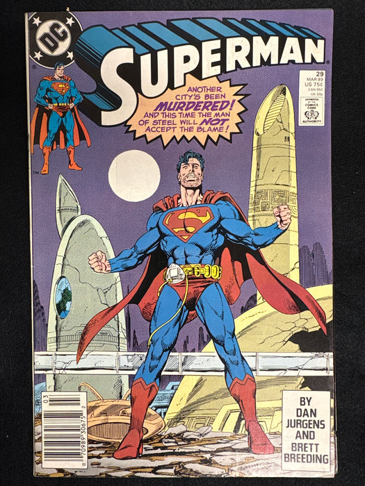 Superman # 29 Newsstand VF- (7.5)