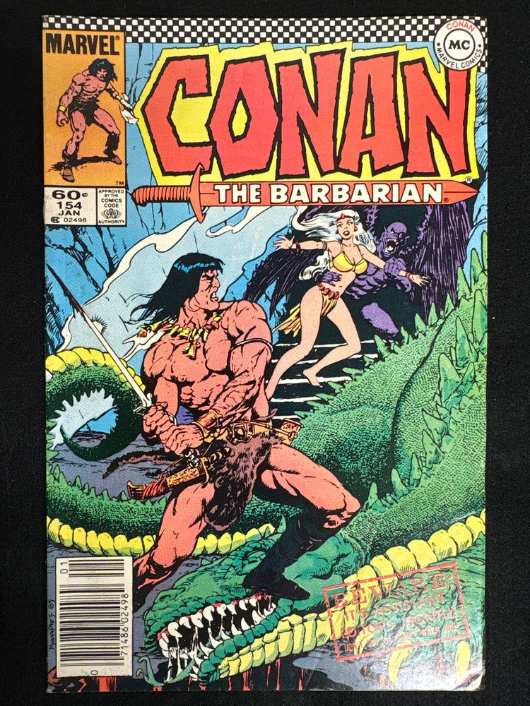 Conan the Barbarian #154  Newsstand FN+ (6.5)