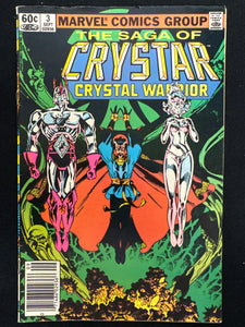 Saga of Crystar, Crystal Warrior #  3 Newsstand FN- (5.5)