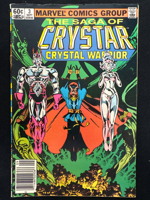 Saga of Crystar, Crystal Warrior #  3 Newsstand FN- (5.5)