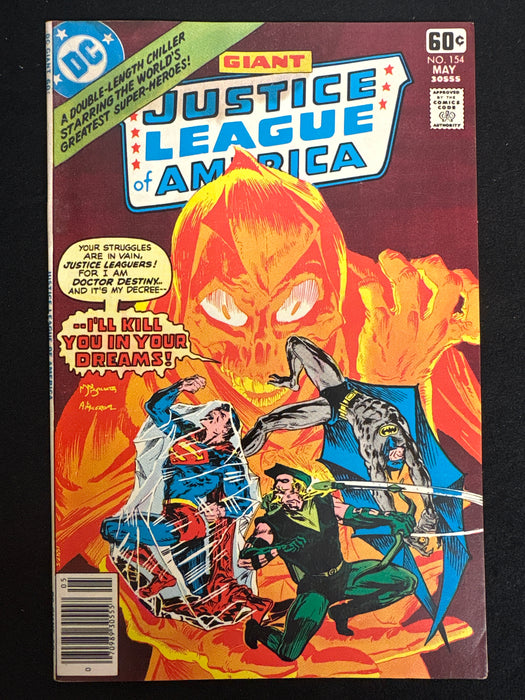 Justice League of America #154  Newsstand Vol. 19 VG+ (4.5)