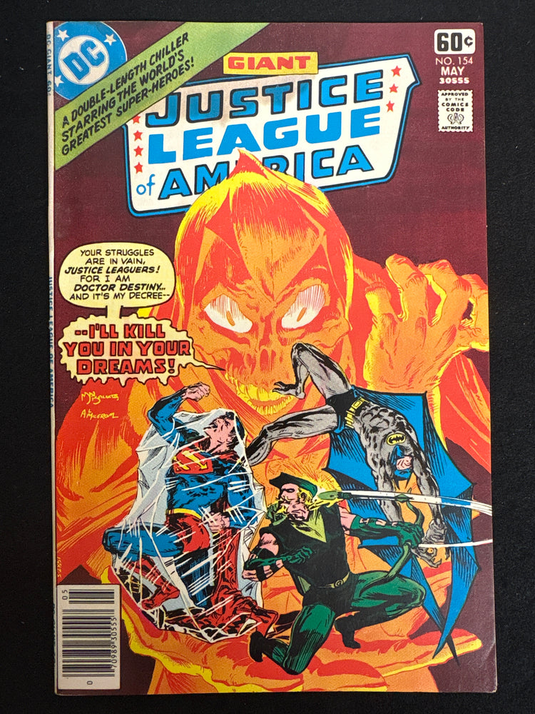 Justice League of America #154  Newsstand Vol. 19 VG+ (4.5)