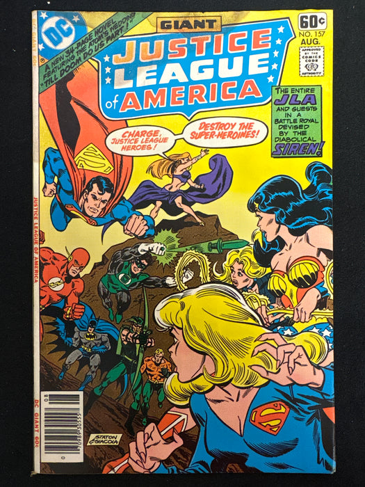 Justice League of America #157  Newsstand Vol. 19 VG/FN (5.0)