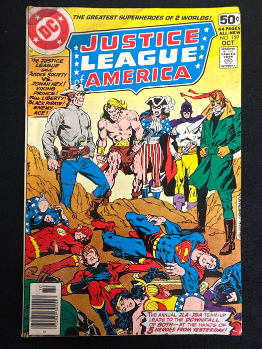 Justice League of America #159  Newsstand Vol. 19 VG+ (4.5)