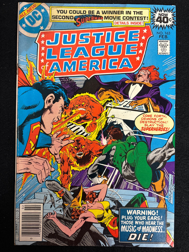Justice League of America #163  Newsstand Vol. 20 VG+ (4.5)