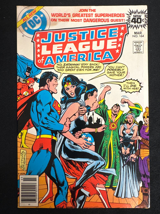 Justice League of America #164  Newsstand Vol. 20 VG+ (4.5)
