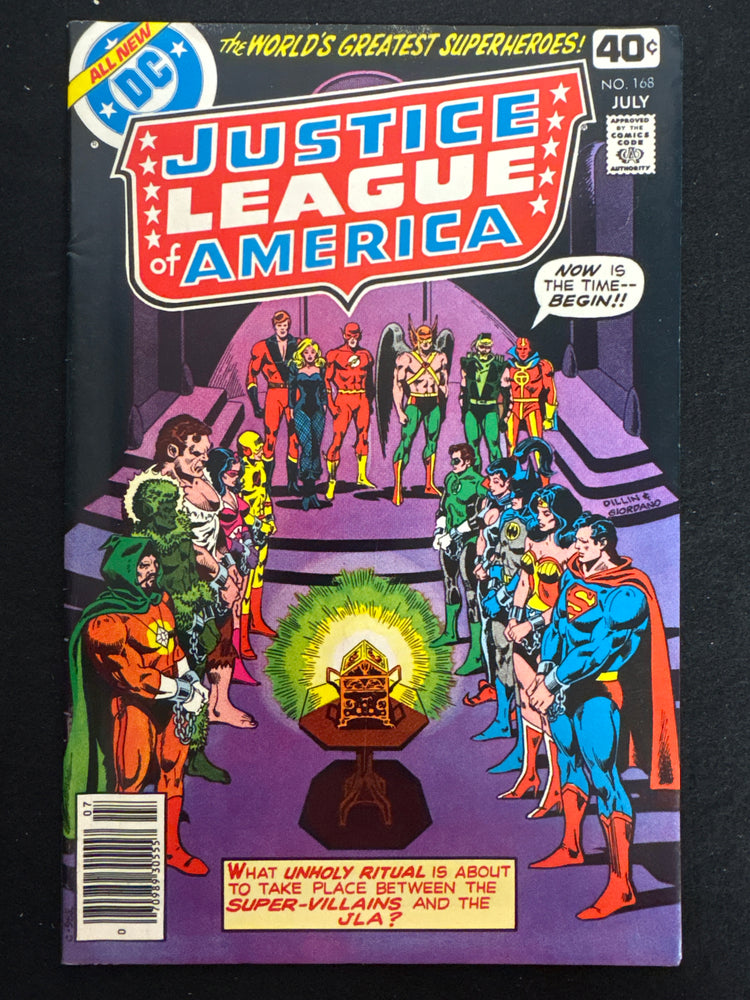 Justice League of America #168  Newsstand Vol. 20 VG+ (4.5)
