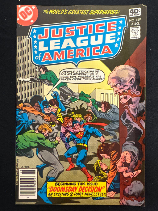 Justice League of America #169  Newsstand Vol. 20 GD/VG (3.0)
