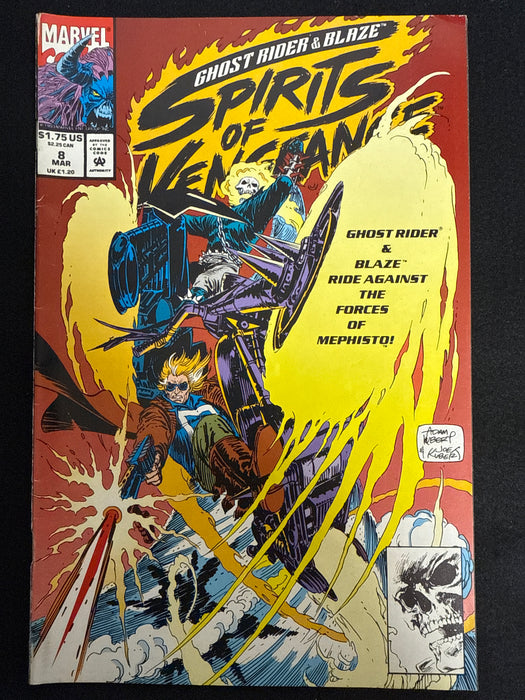 Ghost Rider / Blaze: Spirits of Vengeance #  8 FN/VF (7.0)