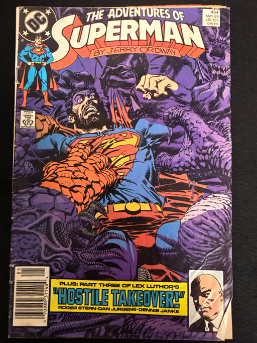 Adventures of Superman #454  Newsstand VG- (3.5)
