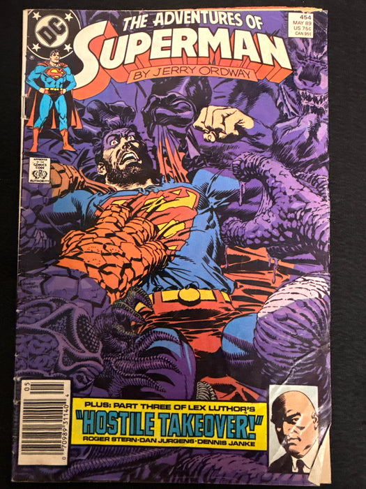 Adventures of Superman #454  Newsstand VG- (3.5)