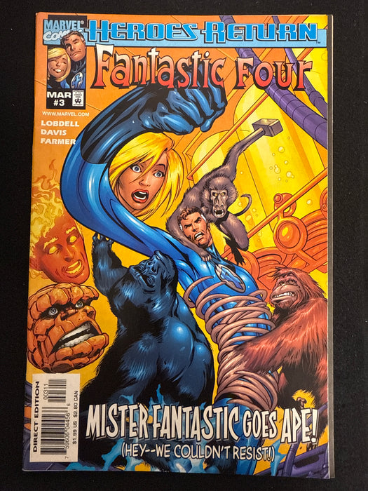 Fantastic Four #  3 Vol. 3 NM (9.4)