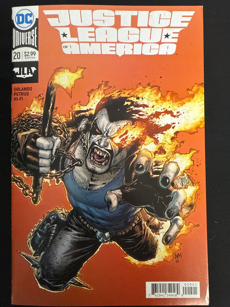 Justice League of America # 20 Doug Mahnke Variant Cover NM (9.4)