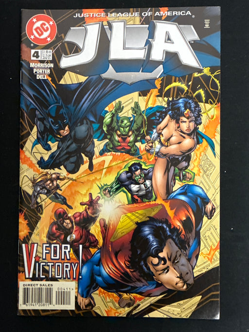 JLA #  4  VF/NM (9.0)