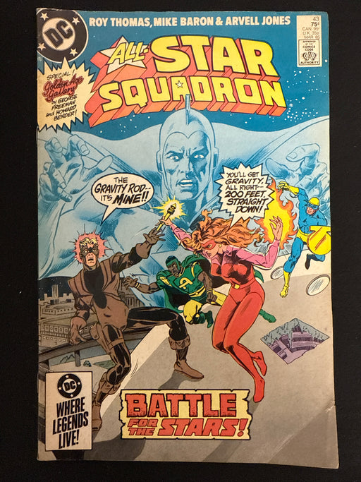 All-Star Squadron # 43 Newsstand FN+ (6.5)
