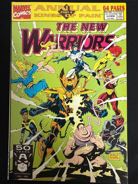 New Warriors Annual #  1  NM (9.4)