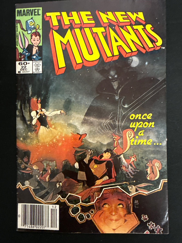 New Mutants # 22 Newsstand VF+ (8.5)