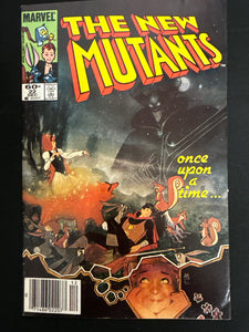 New Mutants # 22 Newsstand VF+ (8.5)