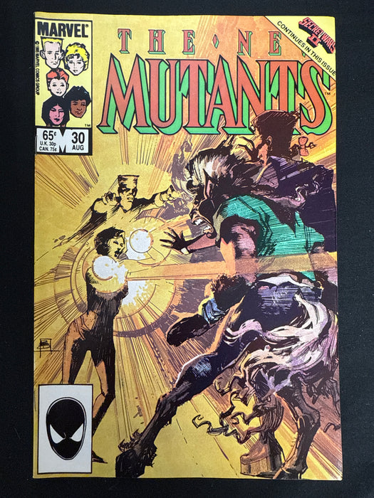 New Mutants # 30 VF (8.0)