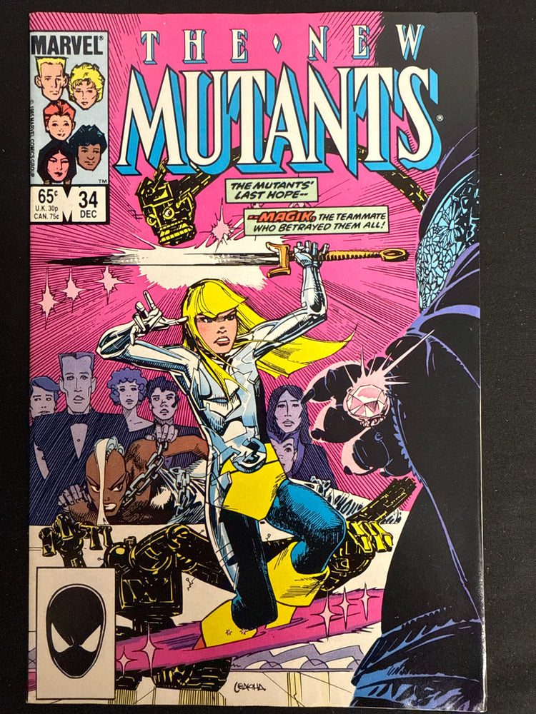 New Mutants # 34 VF/NM (9.0)