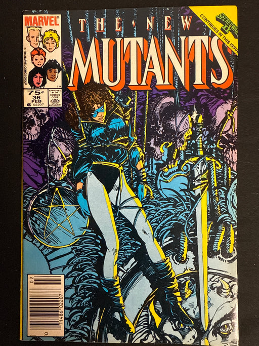 New Mutants # 36 Newsstand VF (8.0)