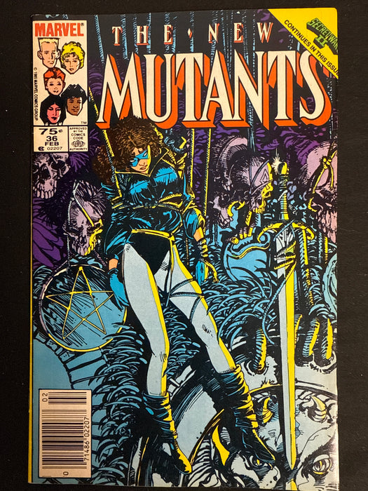New Mutants # 36 Newsstand VF (8.0)