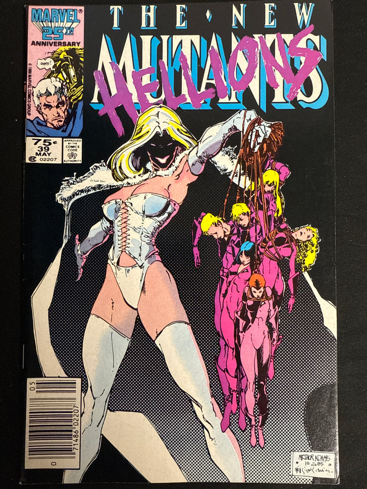 New Mutants # 39 Newsstand VF (8.0)