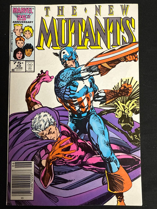 New Mutants # 40 Newsstand VF- (7.5)