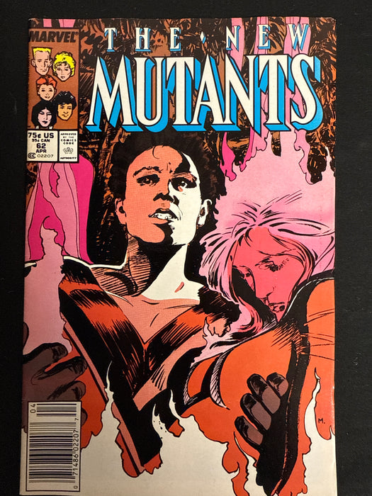 New Mutants # 62 Newsstand VF+ (8.5)