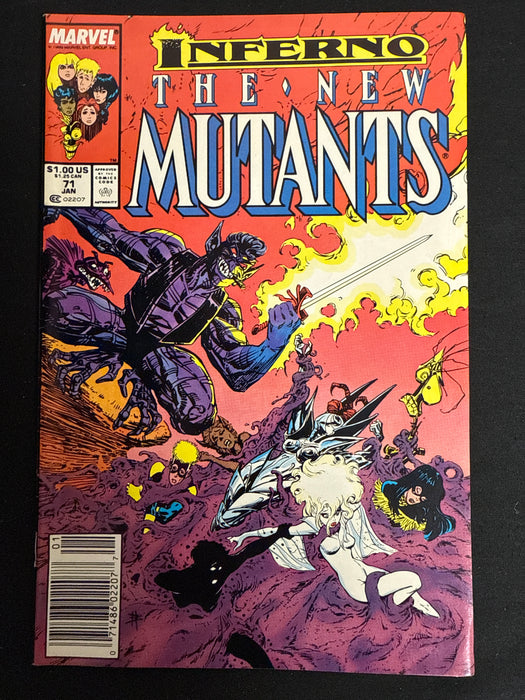 New Mutants # 71 Newsstand VF (8.0)