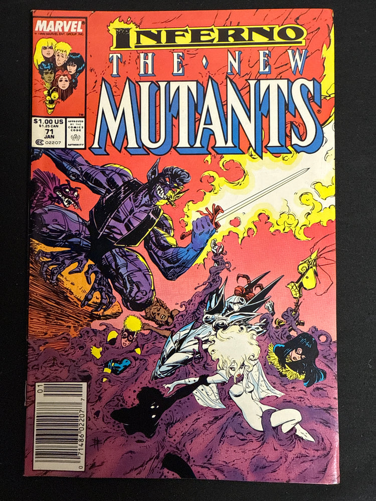 New Mutants # 71 Newsstand VF (8.0)