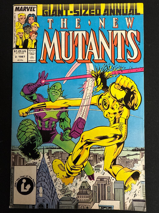 New Mutants Annual #  3 VF- (7.5)