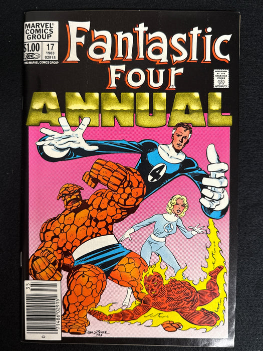 Fantastic Four Annual # 17 Newsstand NM- (9.2)
