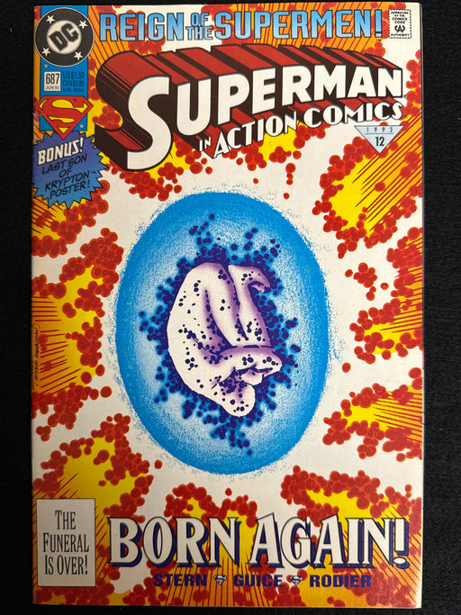 Action Comics #687  Standard Edition - Newsstand VF/NM (9.0)