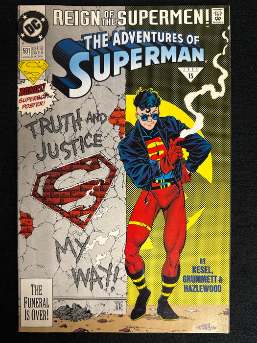 Adventures of Superman #501  VF- (7.5)