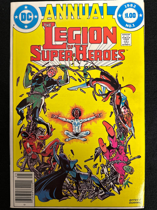 Legion of Super-Heroes Annual #  1 Newsstand VF/NM (9.0)