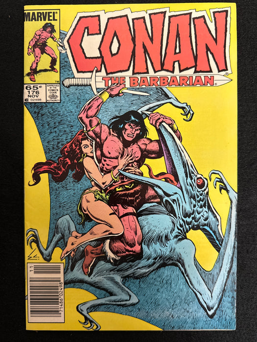 Conan the Barbarian #176  Newsstand VF (8.0)