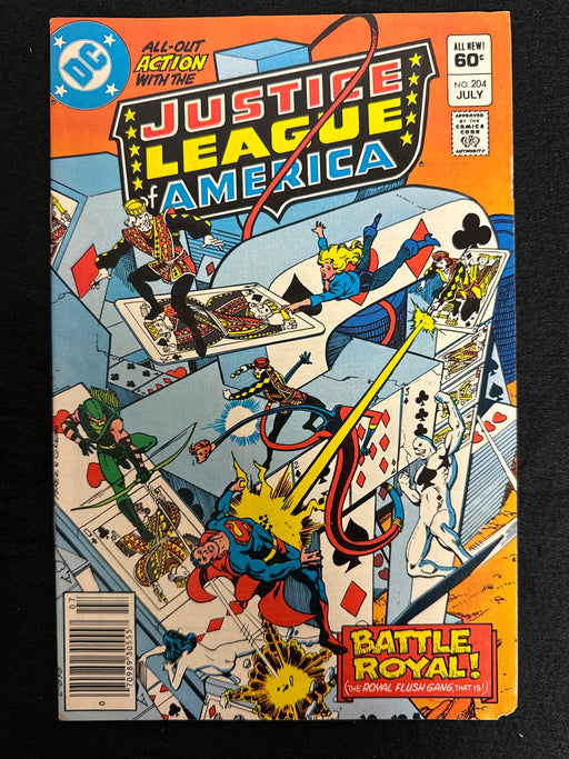 Justice League of America #204  Newsstand Vol. 23 FN- (5.5)