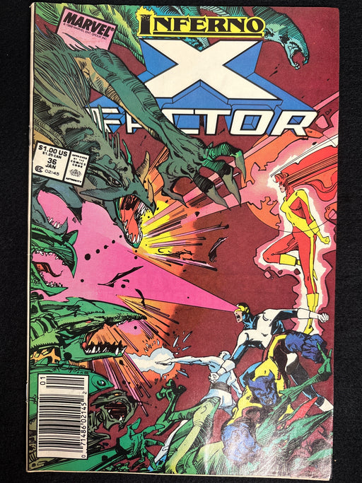 X-Factor # 36 Newsstand FN/VF (7.0)