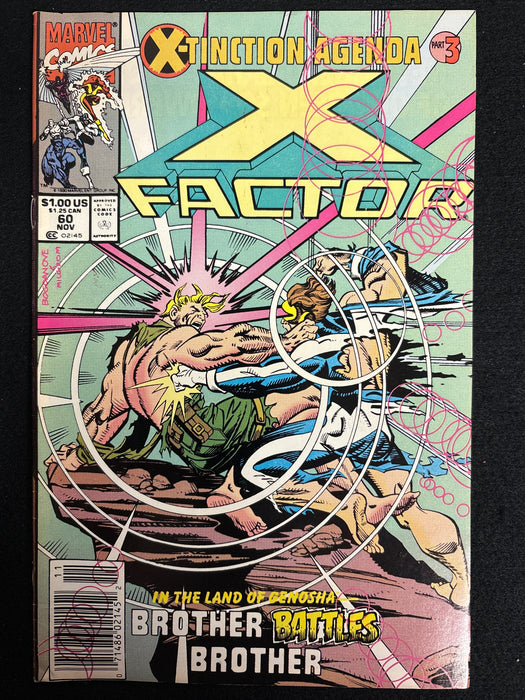 X-Factor # 60 Newsstand VF- (7.5)