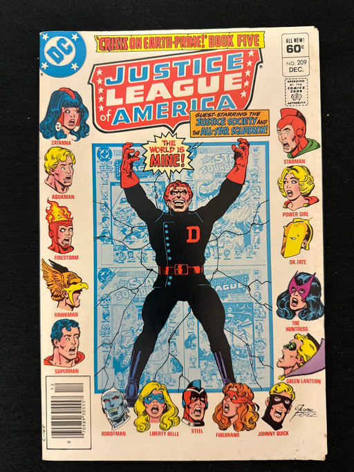 Justice League of America #209  Newsstand Vol. 23 NM- (9.2)