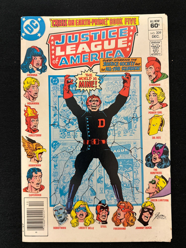 Justice League of America #209  Newsstand Vol. 23 NM- (9.2)